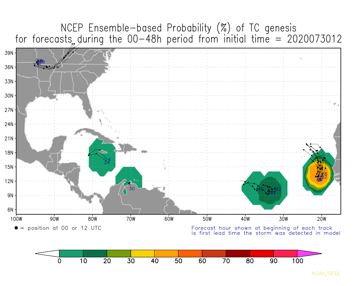 Invest 92L 2020 Hurricane Season Track The Tropics Spaghetti