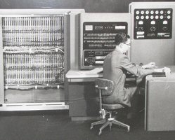 1955: IBM 701 - Peak performance, 1000 operations per second. Sustained performance, 300 operations per second.