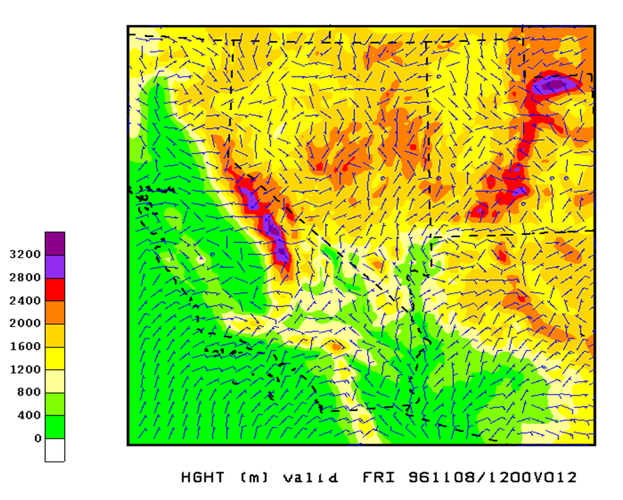 WRF-NMM DIPOLE Pride Domain configuration