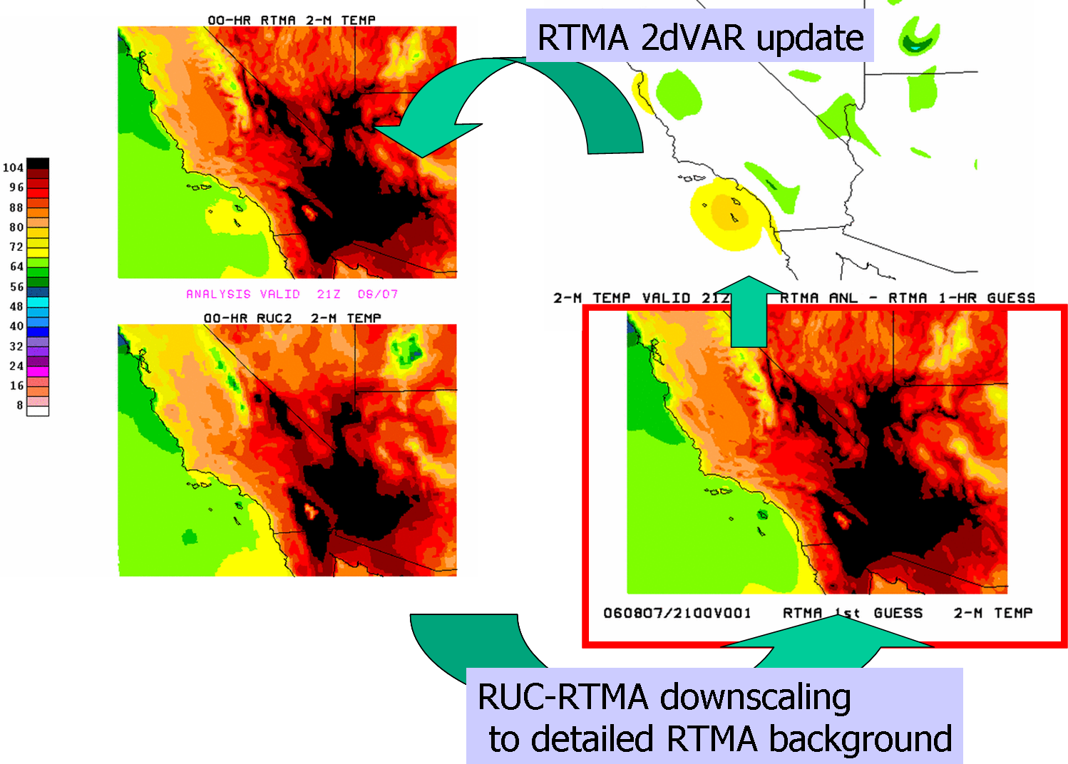 RTMA Temperature Analysis